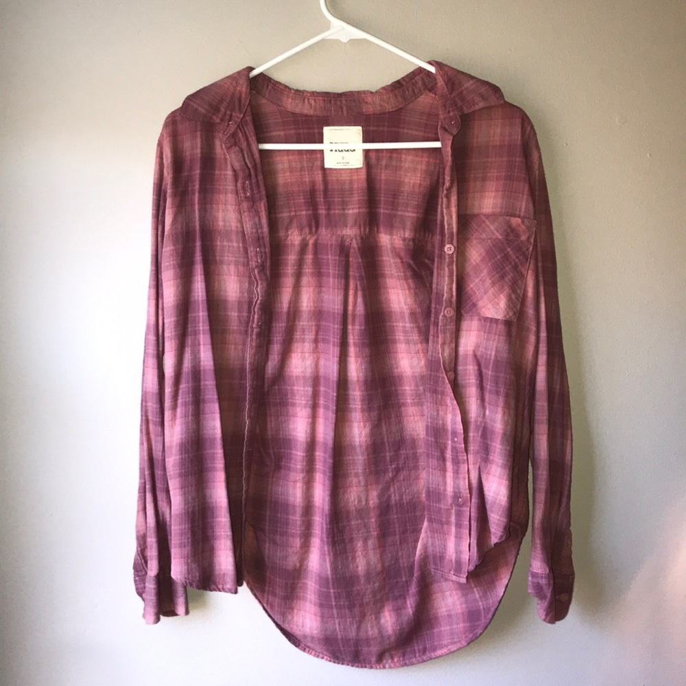 Mudd pink flannel